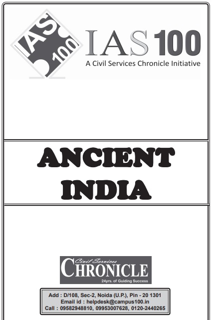 Chronicle IAS Academy - Chronicle IAS AcaDemy %E2%80%93 Ancient InDia History Notes PDF