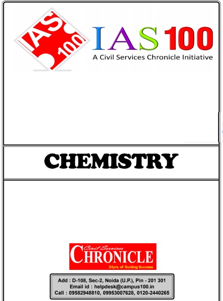 Chronicle IAS Academy Chemistry notes pdf