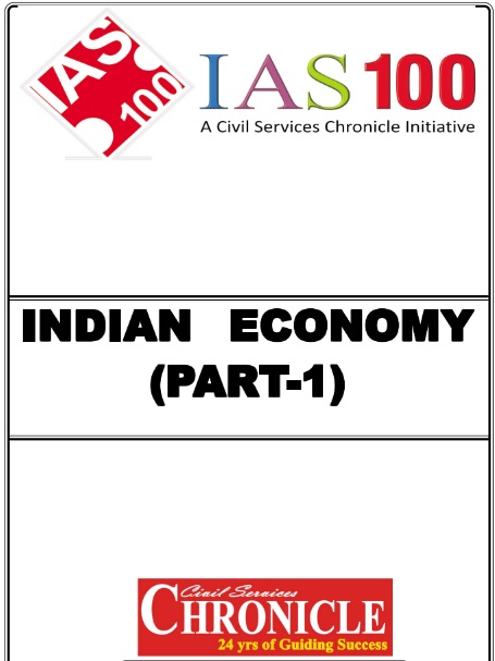 Chronicle IAS Academy indian Economy part 1