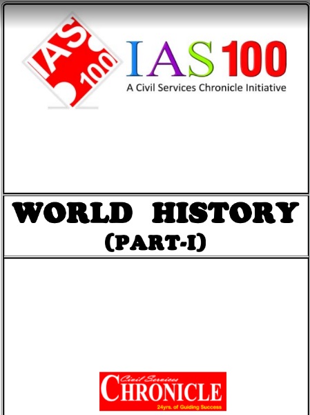 Chronicle IAS Academy world history part 1